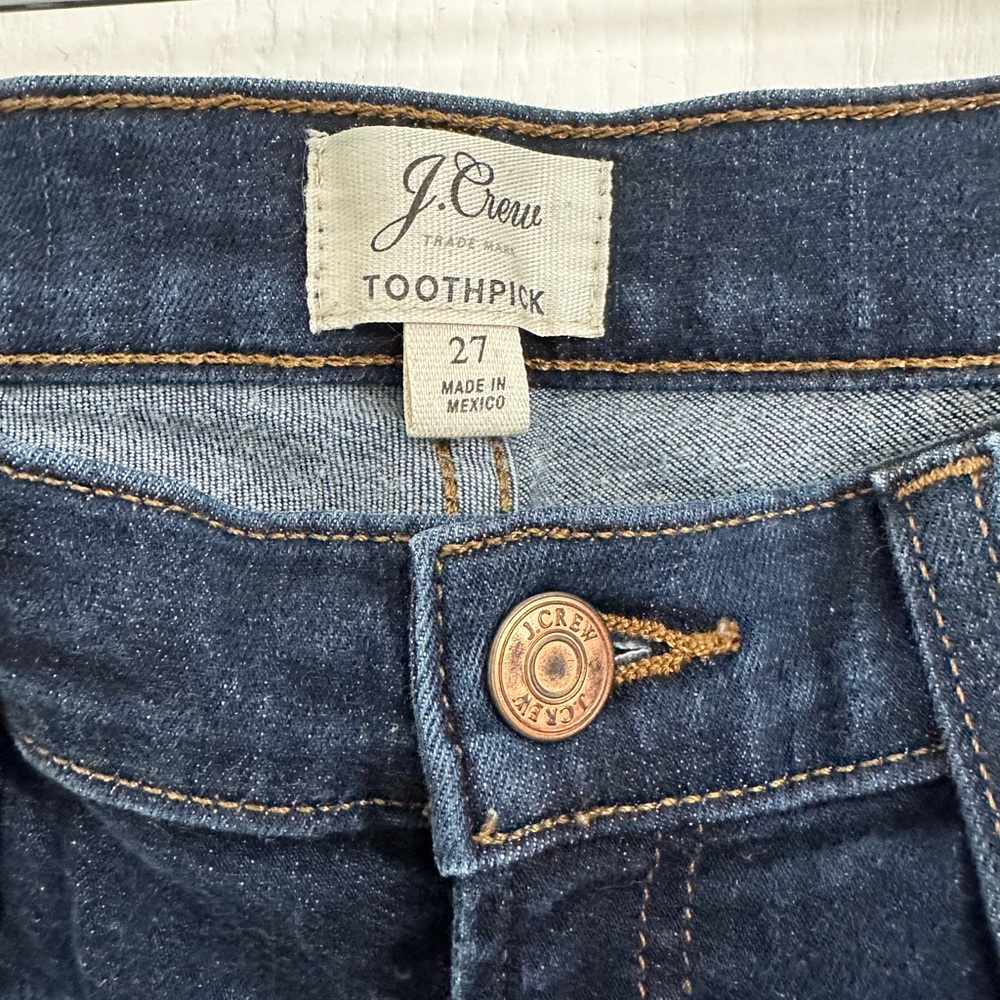 JCrew Toothpick Jeans - Picture 2 of 4